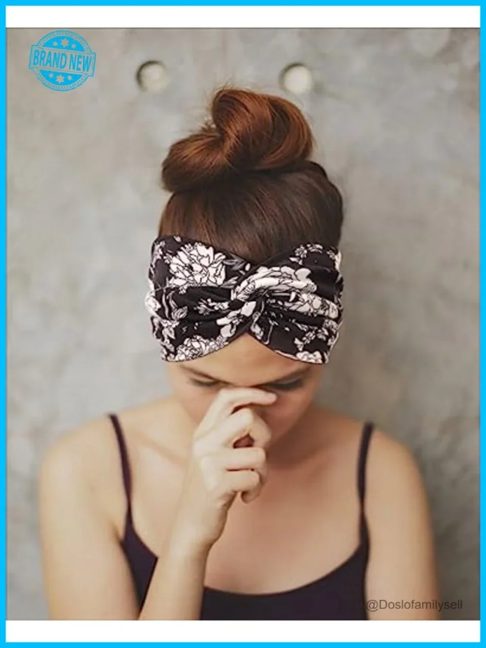 6 Pack Extra Wide Turban Headbands for Women - Soft Elastic Hair Wraps, Boho